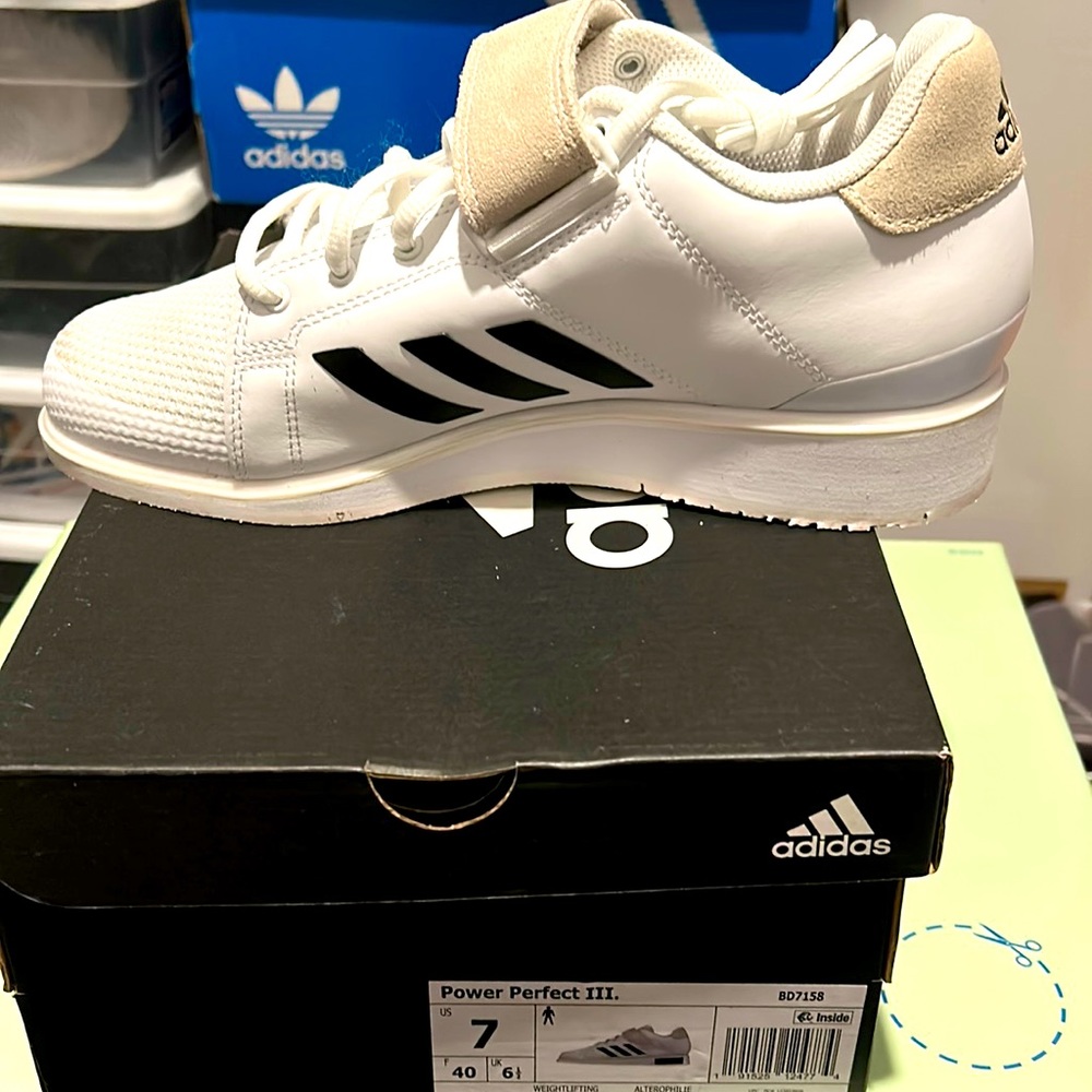 Adidas weight lifting, US size 7 men, worn once